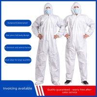 Combinaison de protection jetable SF Blue Label respirante en membrane microporeuse non tissée, anti-poussière