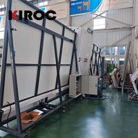 Machine de nettoyage et de lavage de verre verticale à économie d'énergie pour usine de traitement du verre architectural