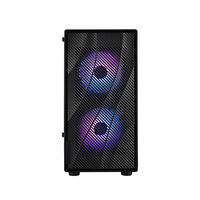 Nouvelle conception de boîtier PC, boîtier d'ordinateur Matx, boîtier tour complet pour ordinateur de bureau ATX et Matx