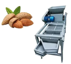 Máquina de separação/remoção de concha, máquina industrial de separação de cerdas almondes badam apricot filberts perucas marido