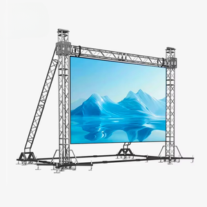 Schermo LED per interni ed esterni 500x500mm, parete video LED per palcoscenico P2.6 P2.9 P3.91, display LED a noleggio con giunzione senza soluzione di continuità - Product Image 1