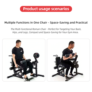 Equipo <span class=keywords><strong>de</strong></span> Entrenamiento Multifuncional <span class=keywords><strong>de</strong></span> Grado Profesional para Glúteos y Huesos <span class=keywords><strong>de</strong></span> la Pierna, Silla Romana para Hiperextensión - Product Image 3
