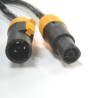 Connecteur Powercon étanche Tru1 Powercon Cable Connector 250V 20A IP65 Seetronic Waterproof Orange Color
