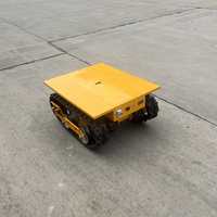 Kompaktes Gummi-Raupenfahrwerk 0,5 Tonnen 1 Tonne 2 Tonnen Kettenfahrgestell Geeignet für Gewächshaus- und Bergtransport