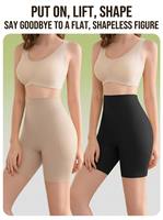 Culotte gainante pour femme taille haute, effet ventre plat, sans couture, rehausseur de fesses, amincissante, respirante, maintien ferme