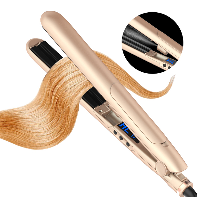Hair Straighteners Manufacturers Rose Gold Steam Hair Straightener Flat Iron Styler Machine