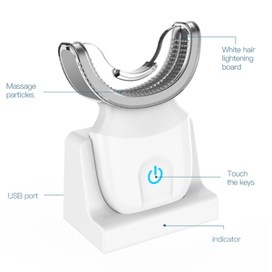 Brosse à <span class=keywords><strong>dents</strong></span> électrique rechargeable à 360 degrés, en forme <span class=keywords><strong>de</strong></span> U, blanchiment des <span class=keywords><strong>dents</strong></span> <span class=keywords><strong>de</strong></span> haute qualité, <span class=keywords><strong>appareil</strong></span> <span class=keywords><strong>de</strong></span> blanchiment des <span class=keywords><strong>dents</strong></span> automatique, soins personnels - Product Image 3
