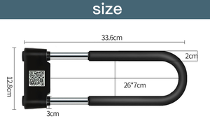Omni New Ble QR Scan Unlock Bike E-bike moto veicolo elettrico Smart Ble U Lock serratura intelligente - Product Image 5
