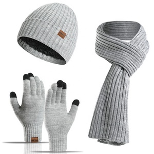 Bộ Khăn Beanie Phổ Biến Bộ Khăn Beanie Chất Lượng Hàng Đầu Mũ Beanie Có Gân - Product Image 6