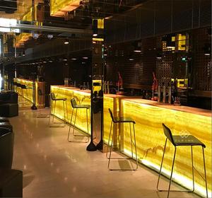 Meuble de <span class=keywords><strong>comptoir</strong></span> de <span class=keywords><strong>bar</strong></span> lumineux design de café commercial <span class=keywords><strong>comptoir</strong></span> de <span class=keywords><strong>bar</strong></span> <span class=keywords><strong>professionnel</strong></span> en pierre de marbre - Product Image 3