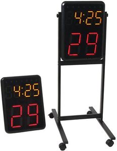 Relojes de Tiempo para Baloncesto con Pantalla LED Inalámbrica para Interiores BSN, 24 Segundos, Control Remoto, Cronómetro de Juego, Equipo de Cancha Fácil de Usar, Color Negro - Product Image 2