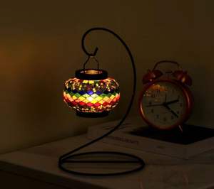 مراكش اليدوية الزخرفية شمعة حامل الزجاج شمعة من الفسيفساء أصحاب الفوانيس و شمعة داخل إناء لديكور المنزل - Product Image 6