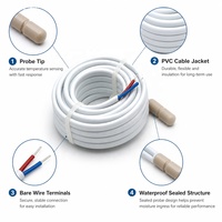 Sonde de température GAIMC NTC 10K 3435/3950 étanche IP68 pour système de chauffage par le sol