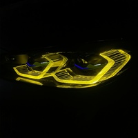Luz diurna LED amarilla para BMW Serie 4 DRL M3 M4 I4, placa LED G22 G23 G26 G80 G82 G83, luz de circulación diurna amarillo limón 2020-2023