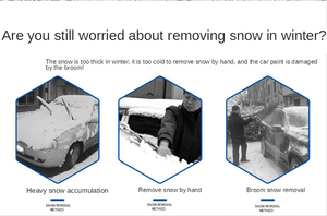 Pelle à glace et <span class=keywords><strong>grattoir</strong></span> à glace efficace pour <span class=keywords><strong>pare</strong></span>-<span class=keywords><strong>brise</strong></span> de voiture portable 12V DC argent - Product Image 6