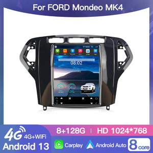 Radio HFMidia de 9.7 Pulgadas con Pantalla Vertical, Multimedia, Reproductor de Video, para FORD Mondeo 2007-2010, CarPlay Inalámbrico, Reproductores para Auto - Product Image 2