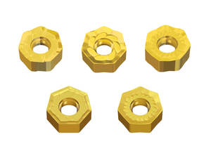 Plaquettes de fraisage ultra-économiques à 14 arêtes de coupe, TaeguTec <span class=keywords><strong>XNM</strong></span>(H)U Série 06, pour 45 ° Usinage de faces et d'épaules sur acier/fer fonte, OEM - Product Image 1