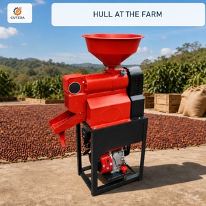 Macchina per la Sbucciatura dei Chicchi di Caffè, Capacità 100-200kg/h, Tasso di Decorticazione del 99%, Elettrica Mobile per Uso Agricolo - Product Image 1