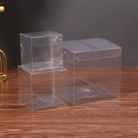 Boîte en PVC transparente pliable rectangulaire Kailiou, petite boîte d'emballage transparente en PET, boîtes en plastique PVC carrées transparentes pour cadeaux
