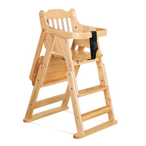 Wholesales 2024 Portable Multi-function Unique Wooden Baby High ChairFeeding for Children With <strong>Toy</strong> for Baby Feeding - Product Image 5