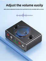 Convertidor de Audio 2RCA/3.5mm Lotus, Divisor de Audio de Una Entrada a Dos Salidas/Dos Entradas a Una Salida para Computadora, Laptop, Reproductor de CD, Auriculares