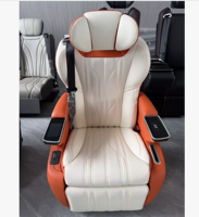 Asiento Aero de Lujo GZYLC para Furgoneta Comercial, Compatible con Benz W447 Vito V-Class V250 V300 Metris, Asiento de Coche, Sofá Cama, Alphard, Sprinter, en Cuero
