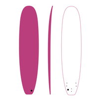 Planche de surf en mousse longue planche de surf d'usine avec laisse planches de surf souples pour l'école de surf
