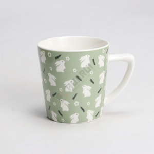 Tazza di caffè in ceramica stampata Flora personalizzata all'ingrosso tazza di porcellana di pasqua - Product Image 2