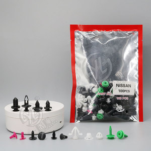 Nissan Auto <b>Clips</b> 100Pcs Assorted Fasteners For <b>Bumper</b> Fender Interior Repair - Product Image 5