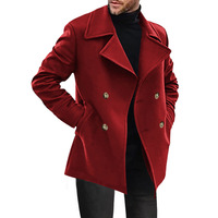 Manteau trench pour homme transfrontalier, printemps et automne 2025, pardessus pour homme, mi-long, décontracté, veste pour homme