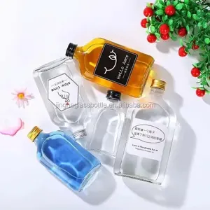 50Ml/100Ml/150Ml Luxe Daniels Glas Drank Verpakking Kolf China Glazen Flessen Whisky