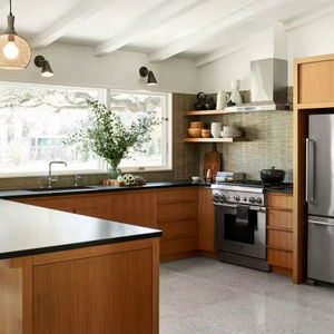 Set di Armadietti da Cucina, Dispensa Alta con Cassetti e Ripiani, Organizzatori con Cestelli Estraibili, Mobili da Cucina a Forma di U - Product Image 3