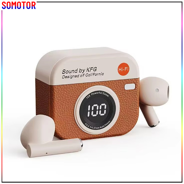 New TWS Wireless Earphones with 5.4 Bluetooth Retro TWS Earphones Earbuds