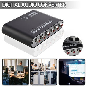 ตัวถอดรหัสเสียง<span class=keywords><strong>5.1</strong></span>ช่องพร้อมตัวแปลงโคแอกเซียลสนับสนุนหลายอินพุต/ออปติคัลเป็น RCA สำหรับเพิ่มเสียงจากทีวี PS5 Xbox ดีวีดี - Product Image 4