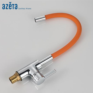 Single Handle Kitchen Mixer AT8864O Contemporary Design Stylish and Modern for Your Kitchen Space. Brushed Chrome Du - Product Image 2