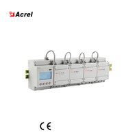 Acrel Industrial CT Energy Meter ADF400L Meter kWh Tiga Fasa Multi-Channel Modbus RTU Pengukuran Harmonik Kelas Akurasi 0.2