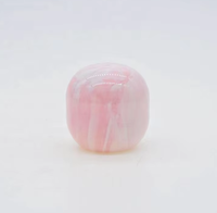 Nouveauté, magnifique flacon de parfum carré rouge en verre de 30 ml avec bouchon en résine