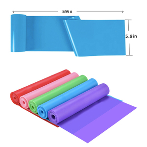 TPE Pita Elastis Ramah Lingkungan, Pita Resistensi Massal, Pita Terapi Fisik Latihan Yoga Datar - Product Image 5