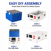 Batterie LiFePO4 verticale/empilable AWT 16 kWh 51,2 V 314 Ah avec BMS JK pour système de stockage d'énergie solaire domestique, entrepôt Pologne, DDP sans taxes