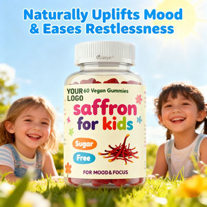子供のための米国EUホットセールサフロンガンミーGABAサプリメントを含む天然サフロンエキスは気分サポートと穏やかなかんしゃくを提供します - Product Image 4
