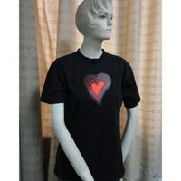 T-shirt clignotant EL activé par son lumineux personnalisé Promotion de fête Led publicité T-shirt animé pas de quantité minimale de commande