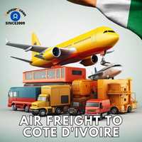 Transitaire aérien rapide, agent de services logistiques Abidjan, tarif d'expédition DDP de Chine vers la Côte d'Ivoire