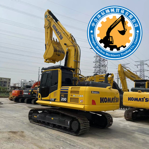 รถขุดตีนตะขาบ Komatsu PC200-7/PC200-8 มือสองขายดี น้ำหนัก 19 ตัน เครื่องยนต์ 110 กิโลวัตต์ บุ้งกี๋ขนาด 0.8 ลูกบาศก์เมตร สำหรับขายทั่วโลก - Product Image 1