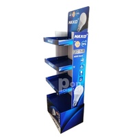 POS lampe ampoule carton affichage 4C papier imprimé présentoirs magasin de détail stand