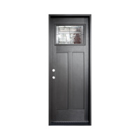 Porte d'entrée extérieure en fibre de verre à deux sections (36 x 80) avec sections supérieure et inférieure pour la ventilation, la sécurité des animaux domestiques, utilisation en chambre et en villa