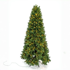 Pre-lit năng lượng mặt trời Powered Cây giáng sinh nhân tạo đầy màu sắc LED đèn sống động như thật tán lá Dễ dàng thiết lập lễ hội Glow sử dụng trong nhà kỳ nghỉ - Product Image 4