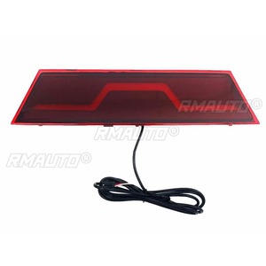 Car Rear Bumper <b>LED</b> Spoiler Lip <b>Diffuser</b> Splitter Glossy Black Modification Part For Tesla Model Y 2021+ Car Accessories - Product Image 5