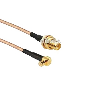 Cable RF Pigtail RG178 de Conexión SMA Macho a Macho en Ángulo Recto, Personalización de Fábrica - Product Image 3
