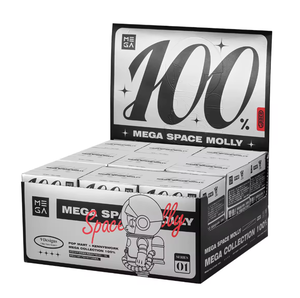 Produit phare 100% Original pour POP MART Supermarket Giant V1 Space Molly Série de boîtes mystères 100% Jouets de mode en résine PVC durable - Product Image 1