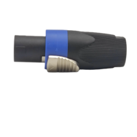 Connecteur Speakon 4 pôles à verrouillage par torsion SWieler, compatible avec les adaptateurs de haut-parleurs Neutrik NA4LJ NL4 Series
